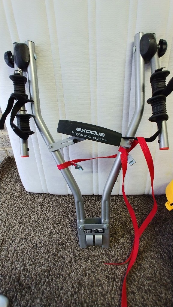 exodus 2 bike towbar mounted cycle carrier